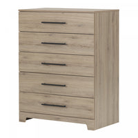 Primo 5-drawer Chest - Rustic Oak 