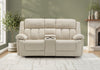 MONARCH SPECIALTIES 2-SEATER POWER RECLINING UPHOLSTERED LOVE SEAT, 76\" WIDE, BEIGE FABRIC, TRANSITIONAL Recliner