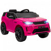 Qaba Land Rover Discovery Sport Licensed Ride On Car, 12v Battery Powered Ride-On Kids Electric Car With Remote Control, Soft Start, Led Lights, Music Horn, Pink