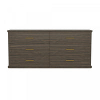 Clifford Traditional Dresser in Walnut (6-Drawer)