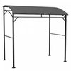 Outsunny 7' X 5' Bbq Grill Gazebo Tent With Steel Frame Hooks Charcoal Grey