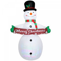 Outsunny 7FT Christmas Inflatables Snowman, Christmas Inflatable Decoration