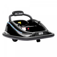 Aosom 12v Kids Bumper Car, 360° Rotation Electric Powered Ride-On Car, Twins Motor Battery Powered T