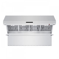 Forno Savona 60-Inch Wall Mount Range Hood, Baffle Filters & Backsplash Stainless steel-FRHWM5029-60