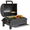 Outsunny Charcoal Smoker with 235 sq.in. Cooking Area, Tabletop Outdoor Barbecue with Ash Catcher and Built-in Thermometer for Patio, Backyard, Camping, Picnic, Black