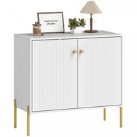 HOMCOM Sideboard with Fluted Doors, 32