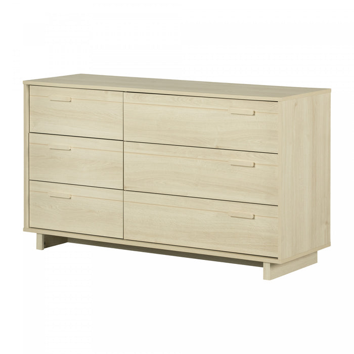 Noah 6-Drawer Dresser Bleached Oak - South Shore