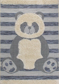 Kids Panda Area Rug - 3'11