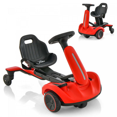 Costway 6v Kids Ride On Drift Car Electric Drifting Go Kart For Kids With 360° Spin Red