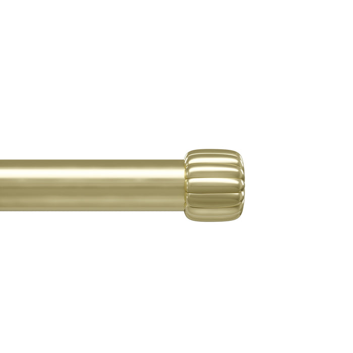 Umbra Cleo Gold Expandable 1\" Curtain Rod - 36\"-66\" 