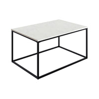 Terra Rectangular Coffee Table With Marble Top 