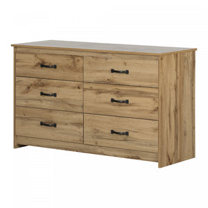 Tassio 6-drawer Dresser - Nordik Oak
