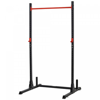 Soozier Adjustable Barbell Power Rack Squat Stand Strength Training Fitness Pull Up Weight Cage Home|Soozier Reglable Barbell Power Rack Squat Stand Musculation Fitness Pull Up Poids Cage Gym A Domicil