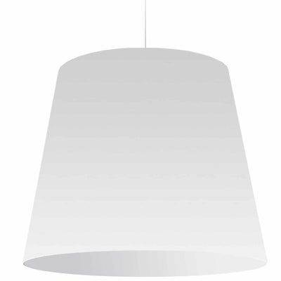 Dainolite Oversized Drum 1 Light Pendant Xlarge White Shade Lamp|Très grand luminaire suspendu de Dainolite avec très grand abat-jour cylindrique blanc et 1 ampoule