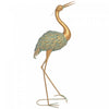 Outsunny Heron Garden Statue, Steel Bird Statue for Lawn, Mixed Colour