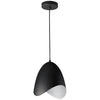 Dainolite Myra 1 Light Pendant Small Black Finish Lamp
