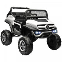Aosom Licensed Mercedes-benz Unimog Ride On Truck, 12v Battery Powered Electric Vehicle With 2.4g Re