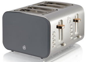 Salton Swan Nordic 4-Slice Toaster - ST14620GRYN