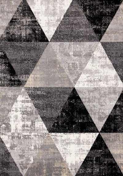Covington Distressed Triangles Area Rug - 7'10" x 10'6"|Carpette Covington à motifs de triangles vieillis - 7 pi 10 po x 10 pi 6 po