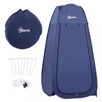 Outsunny Pop Up Shower Tent Portable Dressing Changing Room Privacy Shelter Tents For Outdoor Campin