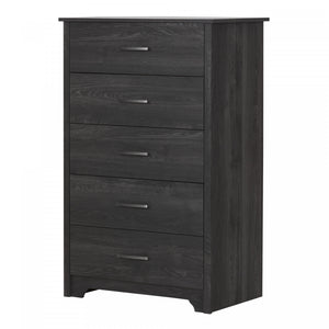Fusion 5-drawer Chest - Gray Oak 