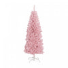 HOMCOM 5FT Artificial Christmas Tree with Automatic Open for Home Pink