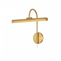 Dainolite Display/Exhibit Picture Light 24w Aged Brass Finish Lamp