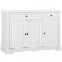 HOMCOM Sideboard Buffet Cabinet, Modern Kitchen Cabinet with 2 Drawers
