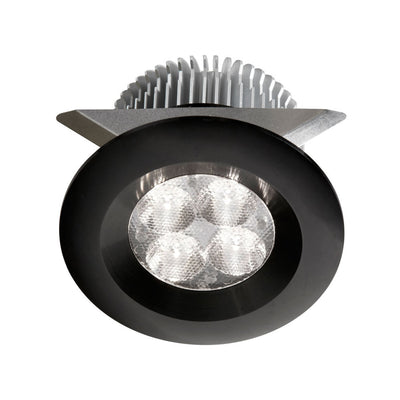 Dainolite Mpled 8 Pot Light Black Dimmable Lamp|Luminaire cylindrique à encastrer Mpled de Dainolite à intensité variable, avec fini noir et ampoule de 8 W