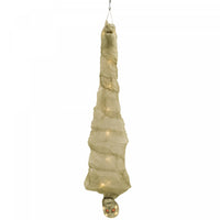 HOMCOM 6FT Halloween Hanging Mummy, Upside Down Cocoon Dead Body Decoration