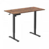 TygerClaw Sit-Stand Desk with USB Ports and Storage in Brown|TygerClaw Bureau Assis-Debout avec Ports USB et Rangement (Marron)