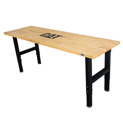 CAT® Heavy-Duty Workbench 96"x25"x29-42" Garage Storage | Etabli robuste CAT® 96 po x 25 po x 29-42 po