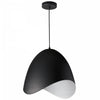 Dainolite Myra 1 Light Pendant Large Black Finish Lamp