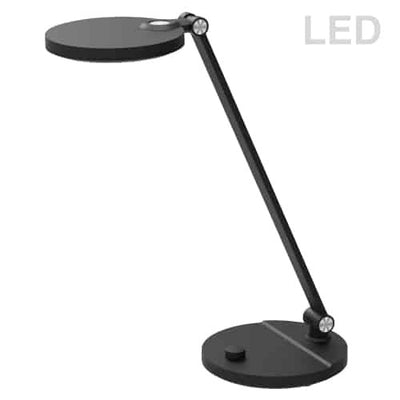 Dainolite Prescott Table Lamp 8w Matte Black Finish|Lampe de table Prescott de Dainolite avec fini noir mat et ampoule de 8 W