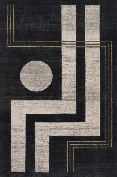 Erisa Contemporary 7'9" x 9'10" Area Rug in Grey Indoor Area Rug | Tapis Contemporain Erisa 7'9" x 9'10" en Gris