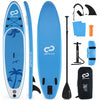 Goplus Small Inflatable Sup Board, Portable Paddle Board With 5d Rings Stand Up Paddle Board For Youth & Adult Blue
