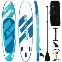 Goplus 10ft Inflatable Stand Up Paddle Board 6'' Thick W/ Aluminum Paddle Leash Backpack