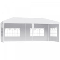 Outsunny 18.7' X 9.4' Party Tent, Portable Folding Wedding Tent, Garden Canopy Event Shelter, Outdoo