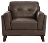 Hydeline Rowan Leather Chair - Brown