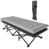 Outsunny Camping Cot with Pad, 32