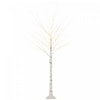 Homcom 6ft Artificial White Birch Tree For Indoor Covered Outdoor