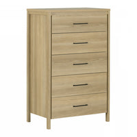 Gravity 5-Drawer Chest - Natural Ash