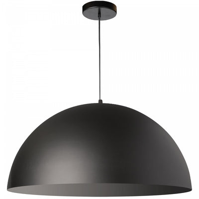 Dainolite Ofelia 1 Light Pendant Large Matte Black Lamp|Grand luminaire suspendu Ofelia de Dainolite avec fini noir mat et 1 ampoule