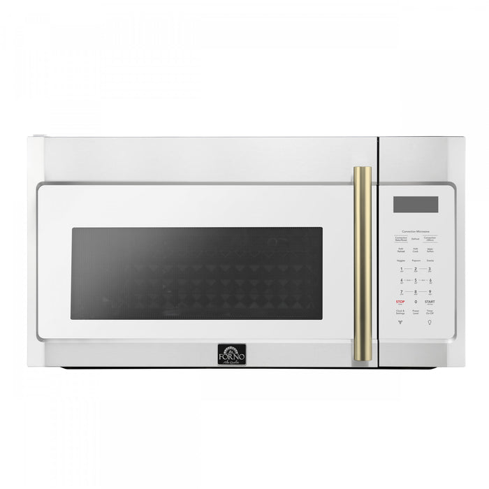 Forno Fornace 30-Inch Over the Range Convection Microwave, White – 1.5 cu.ft -FOTR3038-30WHT