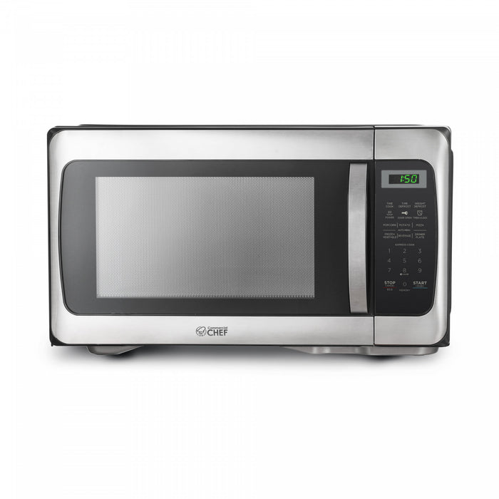 CHM Series Commercial Chef 1.1 Cu. Ft. Countertop Microwave Oven, CHM11MS Countertop Microwave Larger 1cuft