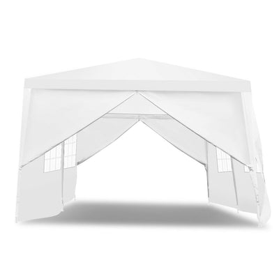 Costway Wedding Tent Canopy Party 10'x20' Heavy Duty Gazebo Cater Event W/ Side Walls