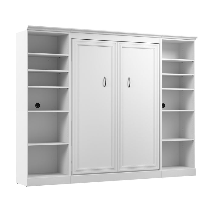 Bestar Versatile Full Murphy Bed Closet Organizers (109 W) - White