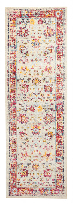 Jasmine Ivory Rug 2'8\" x 8'2\"