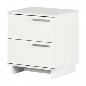 Cavalleri Nightstand with 2 Drawers - Pure White