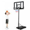 Costway Portable Basketball Hoop Stand Adjustable Height W/shatterproof Backboard Wheels